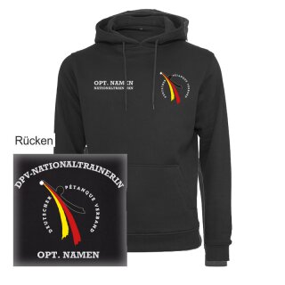 DPV-Nationaltrainer ZIP-Hoodie schwarz / Autorisierung erforderlich