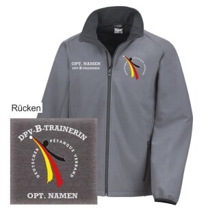 DPV-B-Trainer/in Softshell-Jacke charcoal