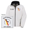 DPV-C-Trainer/in Softshell-Jacke weiß
