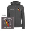 DPV-B-Trainer ZIP-Hoodie charcoal